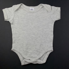 Load image into Gallery viewer, unisex Target, grey soft cotton bodysuit / romper, GUC, size 000,  