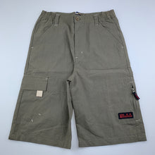 Load image into Gallery viewer, Boys KidsWorld, khaki lightweight long shorts, L: 50cm, GUC, size 8,  