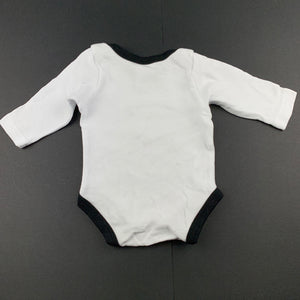 unisex Baby Berry, cotton bodysuit / romper, GUC, size 0000,  