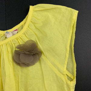 Girls Cotton On, yellow lightweight cotton casual dress, EUC, size 7, L: 66cm