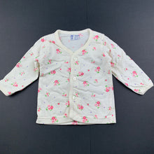 Load image into Gallery viewer, Girls Pink Rabbit, floral cotton long sleeve top, GUC, size 0000,  