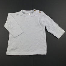 Load image into Gallery viewer, Boys Baby Baby, white cotton long sleeve top, EUC, size 00,  