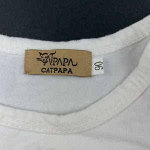 Girls Catpapa, stretchy bodysuit / romper, fox, GUC, size 2,  