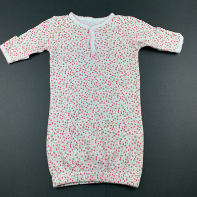 Girls Emotion & Kids , floral cotton sleepsack, FUC, size 000,  