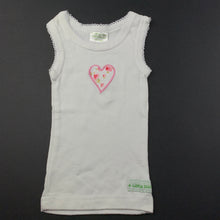 Load image into Gallery viewer, Girls 4 Little Ducks, cotton singlet top, heart, GUC, size 00,  