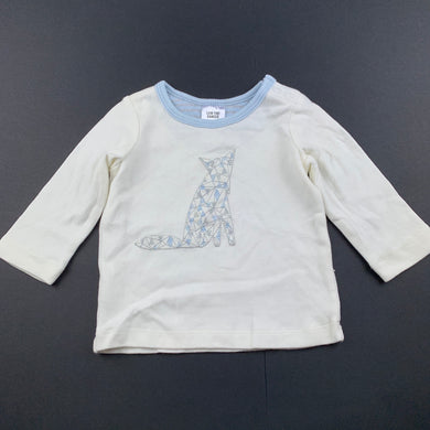 Boys Target, soft cotton long sleeve top, GUC, size 00,  