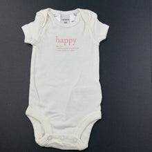 Load image into Gallery viewer, Girls Carters, soft cotton bodysuit / romper, EUC, size 0000,  