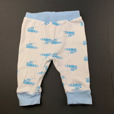 Boys Target, cotton pants / bottoms, trains, GUC, size 00,  