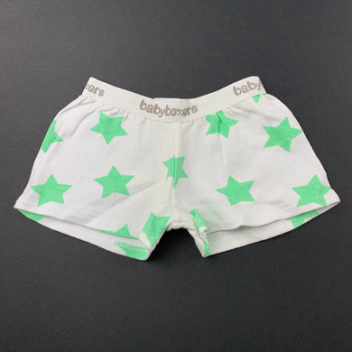 unisex Baby Boxers, lightweight cotton shorts, stars, GUC, size 000,  