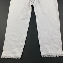 Load image into Gallery viewer, Girls H&amp;M, organic cotton blend cropped leggings, Inside leg: 35cm, EUC, size 9,  