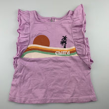 Load image into Gallery viewer, Girls Mango, lilac cotton t-shirt / top, EUC, size 3,  