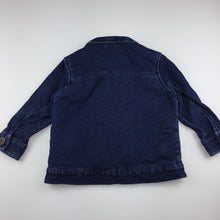 Load image into Gallery viewer, Girls Next, faux fur lined denim jacket, GUC, size 1