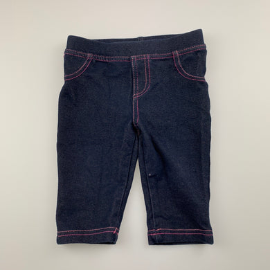 Girls Mango, cropped stretchy denim leggings, Inside leg: 17cm, EUC, size 1,  