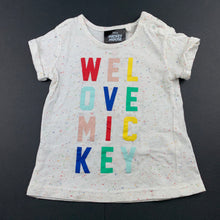 Load image into Gallery viewer, Girls Cotton On, Disney Mickey Mouse t-shirt / top, GUC, size 0,  