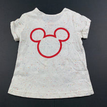 Load image into Gallery viewer, Girls Cotton On, Disney Mickey Mouse t-shirt / top, GUC, size 0,  