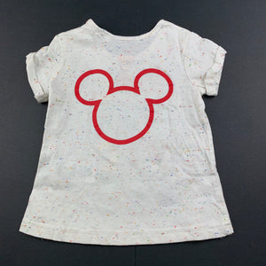 Girls Cotton On, Disney Mickey Mouse t-shirt / top, GUC, size 0,  