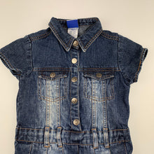 Load image into Gallery viewer, Girls Miller&#39;s Kids, dark denim shirt dress, GUC, size 4, L: 49cm