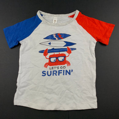 Boys Dymples, lightweight cotton t-shirt / top, crab, EUC, size 0,  