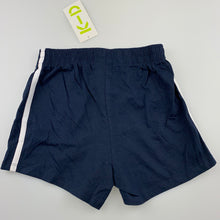 Load image into Gallery viewer, Girls KID, navy cotton shorts, elasticated, NEW, size 8,  