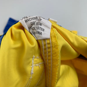 Girls Sugar Surf, yellow lightweight board shorts, W: 60cm, GUC, size 10,  