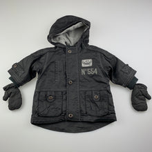 Load image into Gallery viewer, Boys Absorba, 2 in 1 jacket / coat, fleece inner cotton outer, NEW, size 000,  