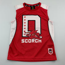 Load image into Gallery viewer, unisex NRL Official, St George Dragons singlet / tank top, EUC, size 4,  