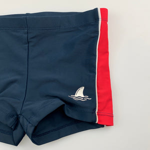 Boys Kids & Co, swim shorts, elasticated, shark, EUC, size 2,  