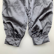Load image into Gallery viewer, Girls Stix n Stones, grey satin pants, elasticated, Inside leg: 42.5cm, GUC, size 5,  