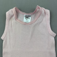 Load image into Gallery viewer, Girls Baby Berry, pink ribbed cotton singlet top, FUC, size 0000,  