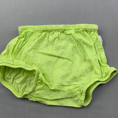 Girls Bonds, lightweight cotton bloomers / nappy cover, GUC, size 00,  