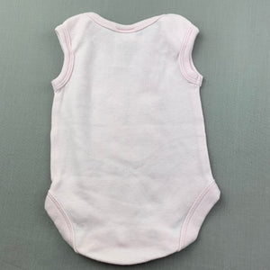 Girls Baby Berry, pink cotton singletsuit / romper, EUC, size 0000,  