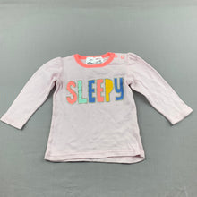 Load image into Gallery viewer, Girls Baby Berry, soft cotton long sleeve pyjama top, EUC, size 1,  