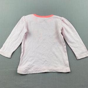 Girls Baby Berry, soft cotton long sleeve pyjama top, EUC, size 1,  