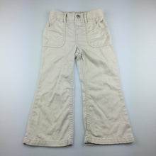 Load image into Gallery viewer, Girls Sonoma, lightweight cotton bootleg pants, elasticated, EUC, size 4