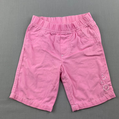 Girls Target, pink cotton bottoms, elasticated, FUC, size 00,  