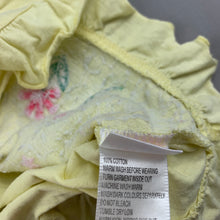 Load image into Gallery viewer, Girls Pumpkin Patch, embroidered yellow cotton top, FUC, size 00,  