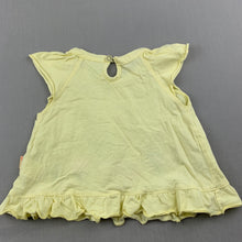 Load image into Gallery viewer, Girls Pumpkin Patch, embroidered yellow cotton top, FUC, size 00,  