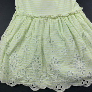 Girls Anko, lined cotton summer dress, GUC, size 1, L: 40cm