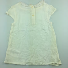 Load image into Gallery viewer, Girls H&amp;M, gorgeous lightweight top, lace collar, GUC, size 2