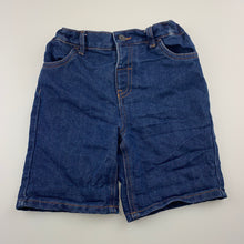 Load image into Gallery viewer, Boys Anko, blue denim shorts, adjustable, EUC, size 7,  