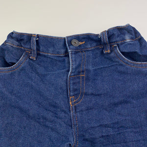 Boys Anko, blue denim shorts, adjustable, EUC, size 7,  