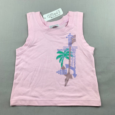 Girls Gifted Child, pink tank top, NEW, size 3,  