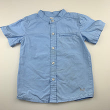 Load image into Gallery viewer, Boys Stix &#39;n Stones, cotton short sleeve collarless shirt, FUC, size 2,  
