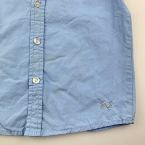 Boys Stix 'n Stones, cotton short sleeve collarless shirt, FUC, size 2,  