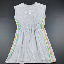 Load image into Gallery viewer, Girls Cotton On, grey cotton casual dress, EUC, size 13, L: 71cm