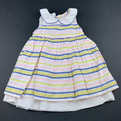 Girls Pumpkin Patch, lined cotton party dress, FUC, size 00, L: 44cm