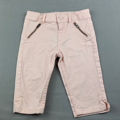 Girls B Collection, cropped stretch cotton pants, adjustable, Inside leg: 22.5cm, FUC, size 4,  