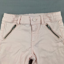 Load image into Gallery viewer, Girls B Collection, cropped stretch cotton pants, adjustable, Inside leg: 22.5cm, FUC, size 4,  