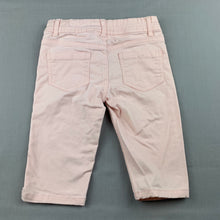Load image into Gallery viewer, Girls B Collection, cropped stretch cotton pants, adjustable, Inside leg: 22.5cm, FUC, size 4,  