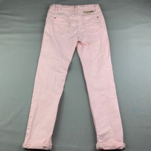 Load image into Gallery viewer, Girls Orchestra, pink stretch cotton pants, adjustable, Inside leg: 52cm, FUC, size 6,  